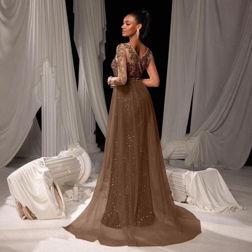 Women's Dance Lace Party Evening Dress by Mirlaine Univers