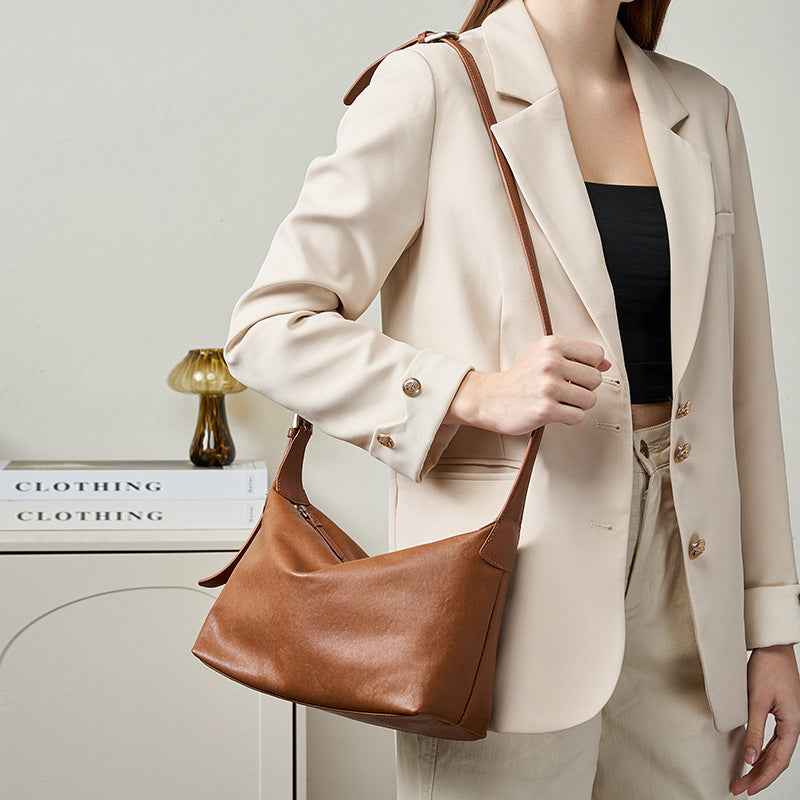 Women's Leather Shoulder Messenger Bag