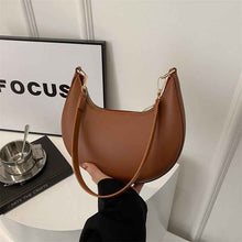 Niche Crescent New Simple All-Match Textured Shoulder Bag For Women