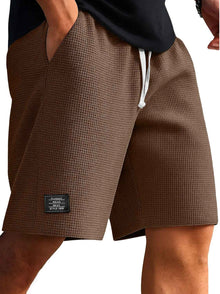 Waffle-Weave Cropped Pants Mens Mid-Years Pants