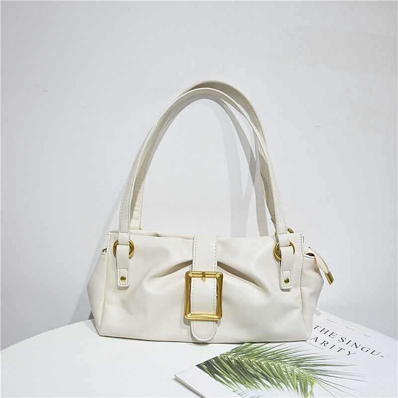New Niche Womens Cowhide Underarm Tote Shoulder Bag