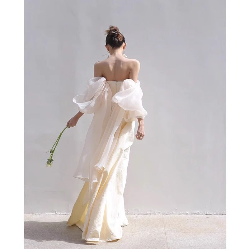 Outdoor Travel Shooting Light Yarn Dress Skirt by Mirlaine Univers
