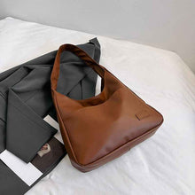 Large-Capacity Retro Solid-Color Textured Simple Casual Tote Bag