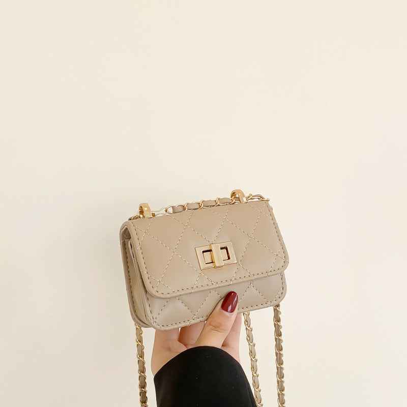 Fashionable Lock-Clasp Chain All-Match Crossbody Bag For Women