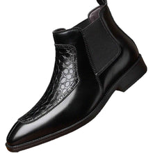 Business Casual Mid-top Retro Men's Pointed Versatile Martin Boots