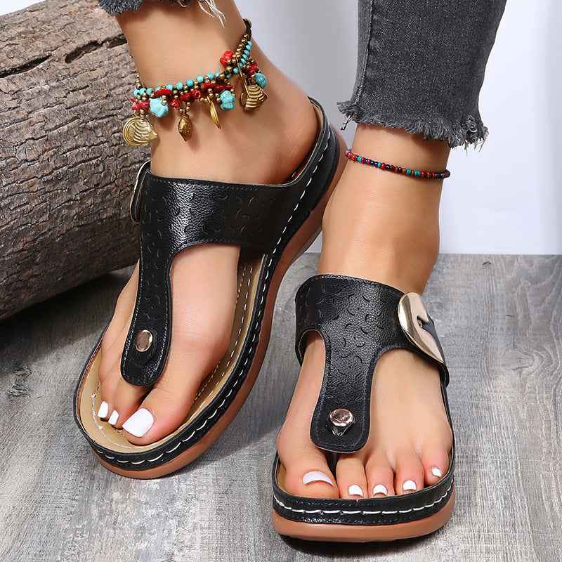 Hollow Out Sandals Rome Style Slippers For Women