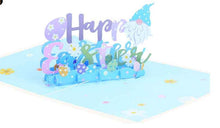 Creative 3D Easter Bunny Flower Basket Greeting Card