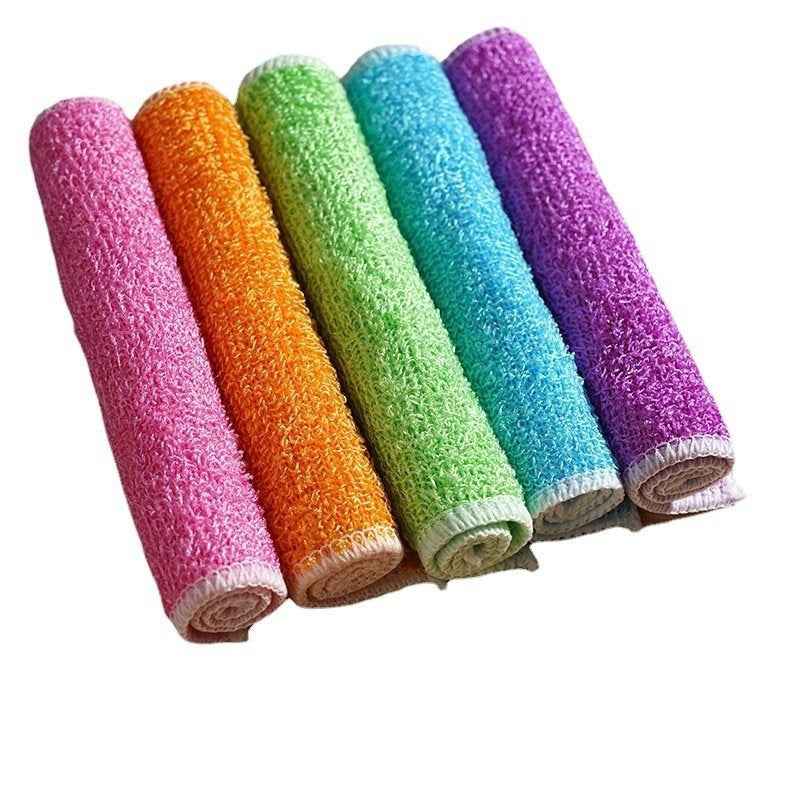 Bamboo Fiber Oil-free Absorbent Dishcloth