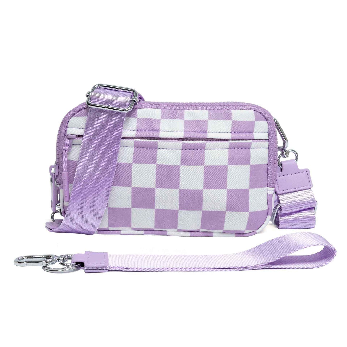 Double-layer Polyester Waterproof Outdoor Sports Running Crossbody Waist Bag