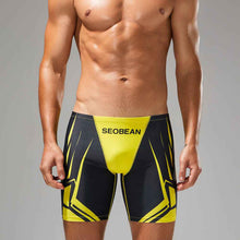 Seaside Swimming Trunks Hot Spring Men's Big Boxer Swimming Trunks