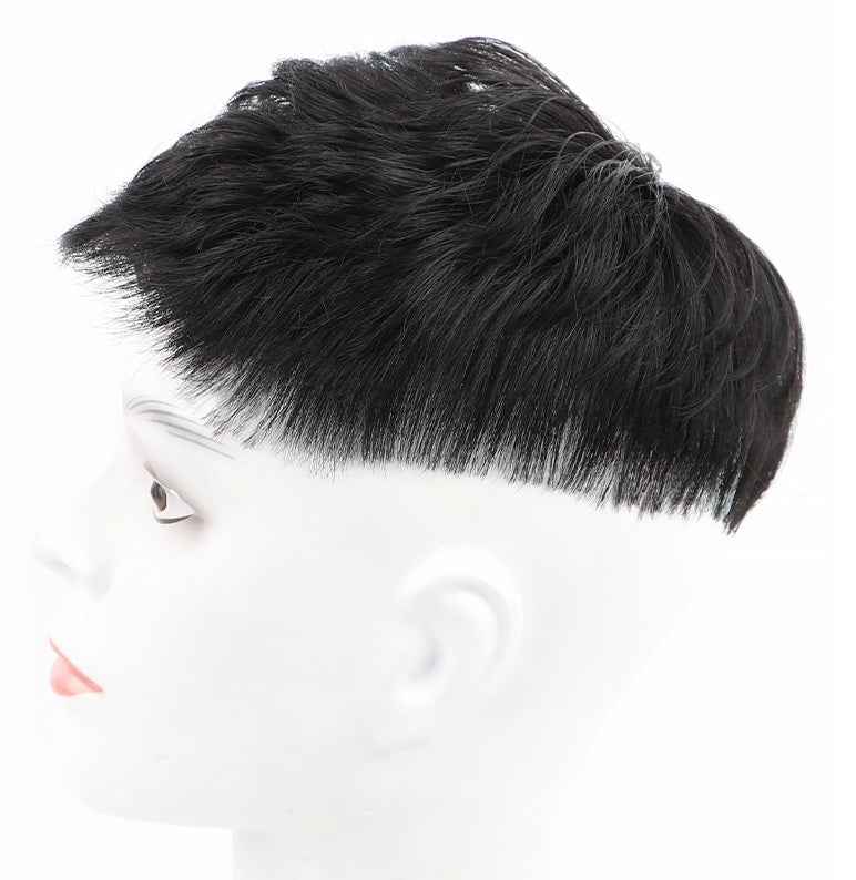 Korean Style Handsome Real Hair Fashion Hot Fluffy Natural Wig