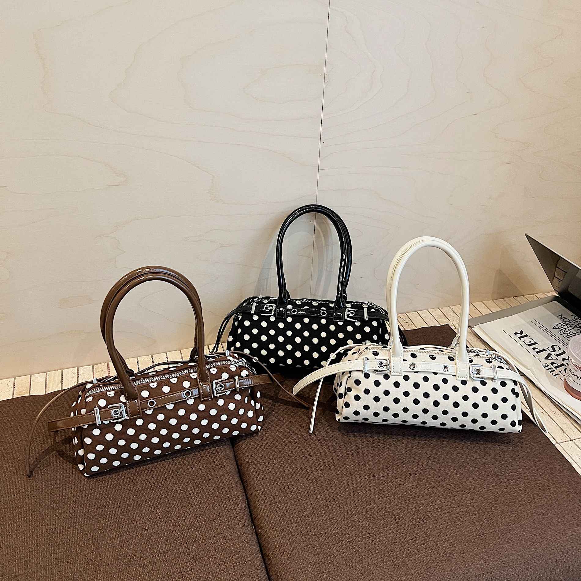 Fashion-forward Polka-dot Tote Bag