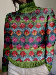 Digital-print Women's Sweater