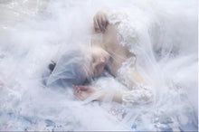 Bridal Wedding Veil Widened Tail by Mirlaine Univers