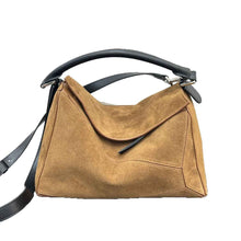 Suede Tote Bag With A Large Capacity