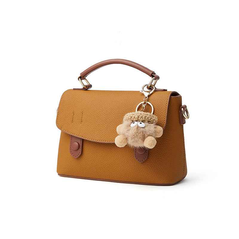 Womens First-Layer Cowhide Cambridge Bag