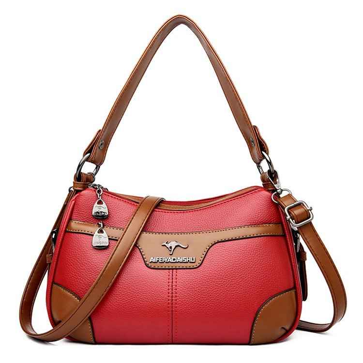 Stylish Summer Contrasting-Color Shoulder Bag For Women