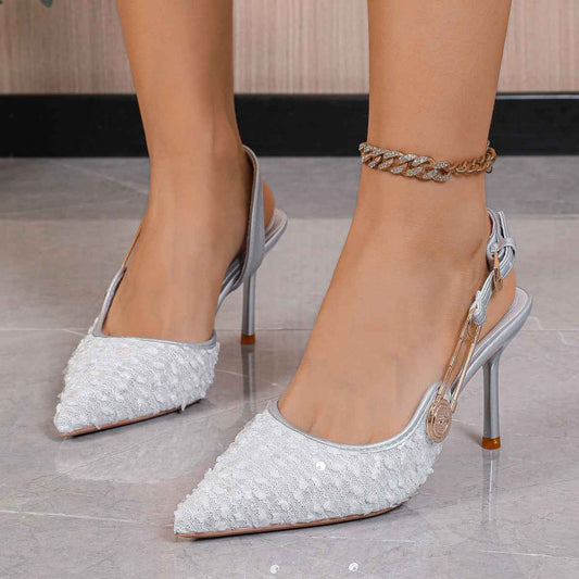 Summer New Pointed-toe Stiletto Heel Sandals For Women