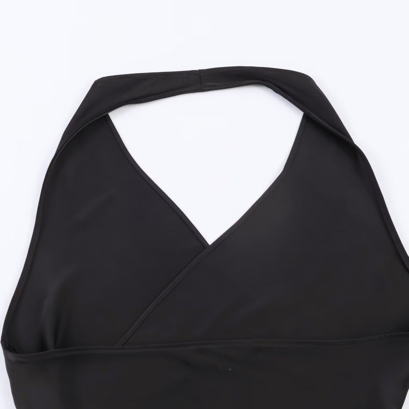 European And American-style Fashionable Versatile Satin-textured Halter-neck Top by Mirlaine Univers European And American-style Fashionable Versatile Satin-textured Halter-neck Top Mirlaine Univers european-and-american-style-fashionable-versatile-satin-textured-halter-neck-top 0 European And American-style Fashionable Versatile Satin-textured Halter-neck Top Mirlaine Univers European And American-style Fashionable Versatile Satin-textured Halter-neck Top