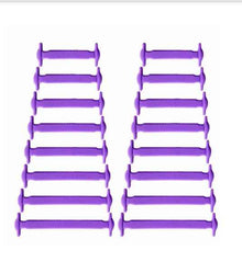Free To Tie Adult And Children Bag I Shaped T Shaped Silicone Shoelaces