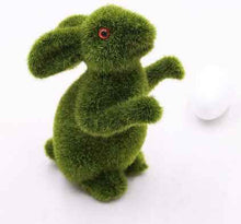 Easter Egg Gift Simulation Flocking Rabbit Garden Decoration Ornaments