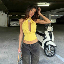 Shell Super Spicy Neck Vest Girl