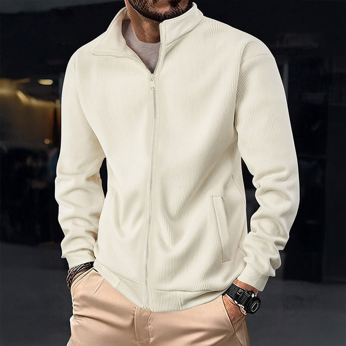 Mens Stand-collar Padded Jacket