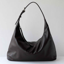 Versatile Leather Commuter Tote Shoulder Bag