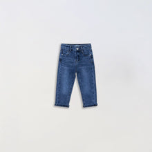 Basic-Style Girls Denim Stretch Trousers by Mirlaine Univers