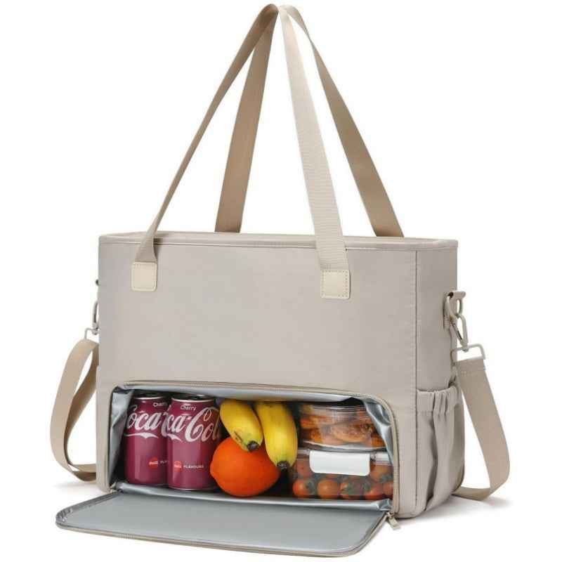 New Thickened Aluminum Foil Non-woven Fabric Portable Takeout Lunch Box For Camping