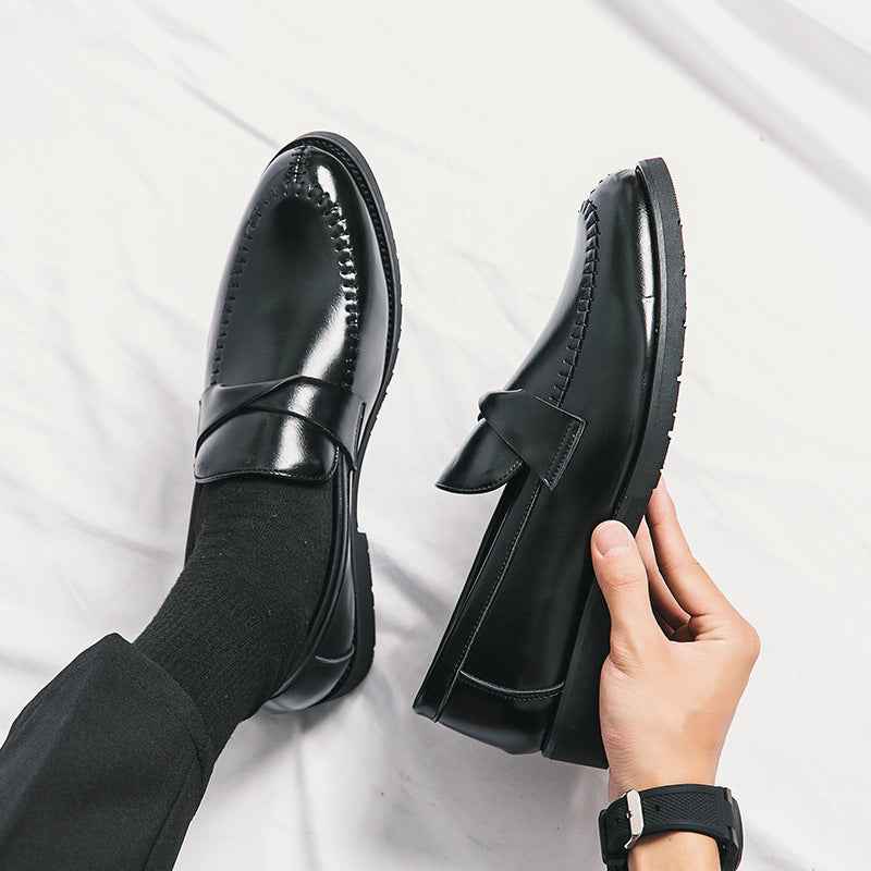 Mens Casual And Stylish Leather Shoes In British Business Style