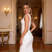 Floral Beaded Elegant Womens Bandage Dress