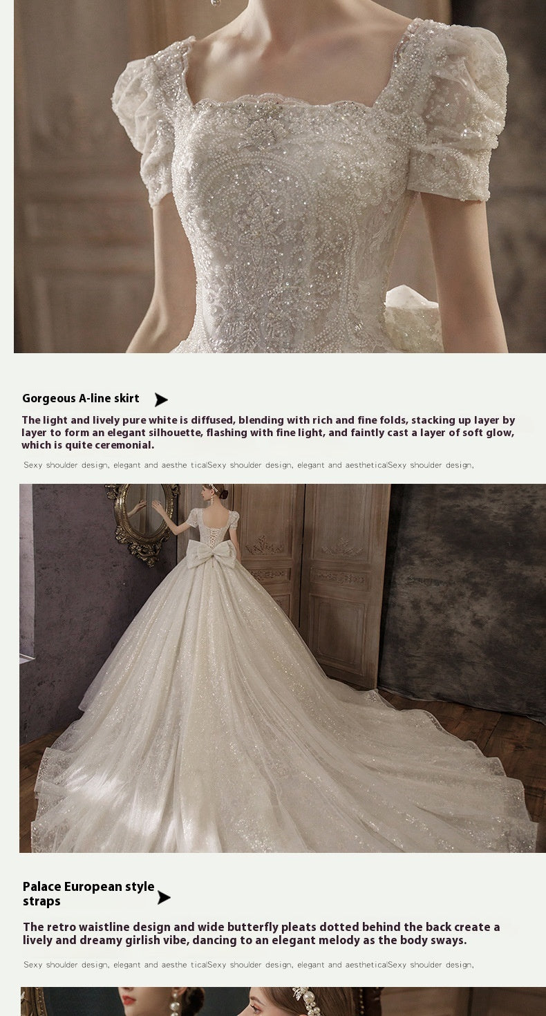 Temperament Bride Retro Super Fairy Mori Style Dream Wedding by Mirlaine Univers