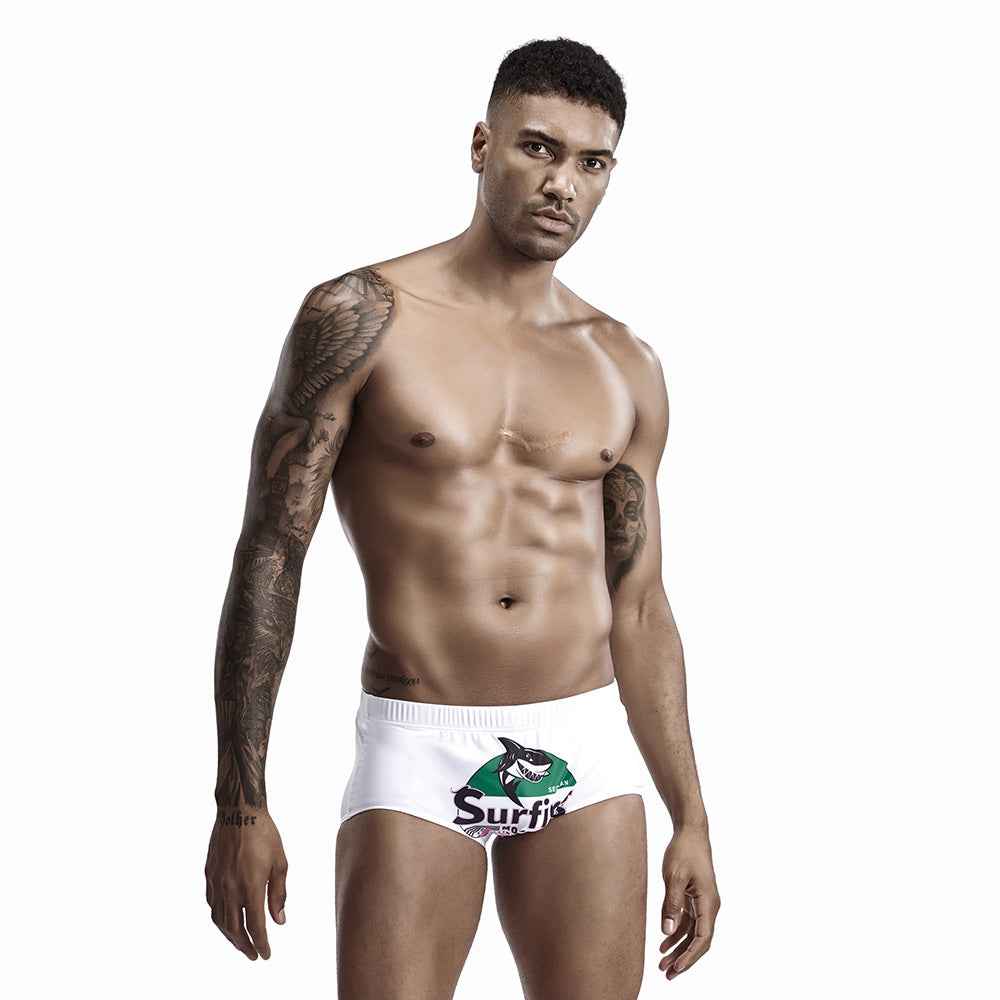 Boxer Print Swimming Trunks