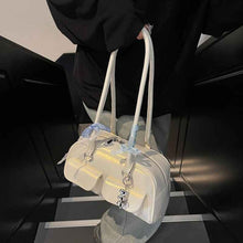 Bow-tie Ribbon Bowling Bag A Stylish High-capacity Shoulder And Tote Bag