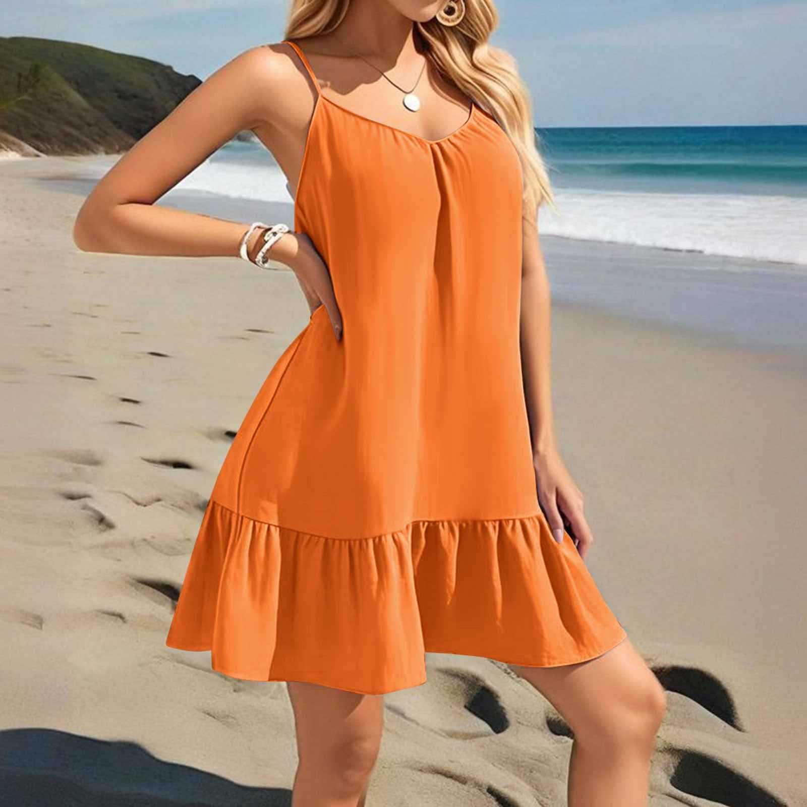 Strapless Solid-color Elegant Dress