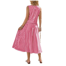 Women's Fashion Casual Striped Vest Set