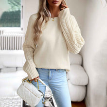 Round Neck Sweaters Women's Clothing Long Sleeve Sweater