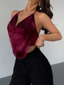 Women's Y2K Halter Neck V-Neck Backless Camisole by Mirlaine Univers Women's Y2K Halter Neck V-Neck Backless Camisole Mirlaine Univers womens-y2k-halter-neck-v-neck-backless-camisole 0 Women's Y2K Halter Neck V-Neck Backless Camisole Mirlaine Univers Women's Y2K Halter Neck V-Neck Backless Camisole
