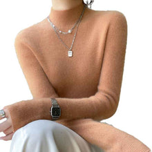 Half Turtleneck Cashmere Slim Top Sweaters Bottoming Shirt