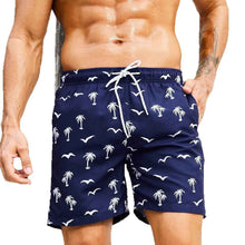 Mens Printed Beach Hawaiian Casual Shorts