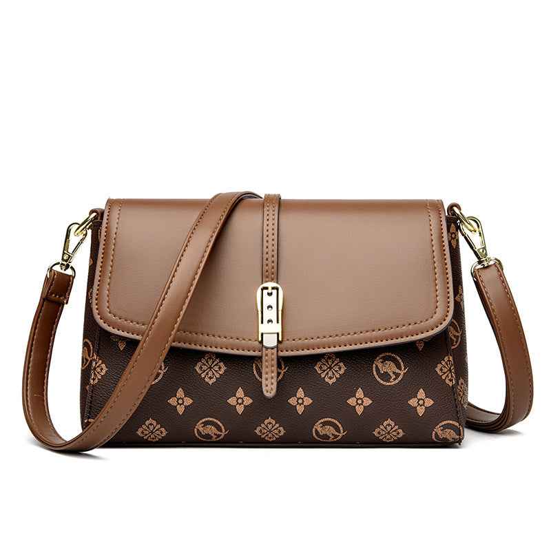 Womens Printed High-Capacity Shoulder Bag
