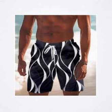 Mens Swim Trunks Beach Shorts With A Simple 3D Line Design  Perfect For Quick drying Summer Outdoor Activities