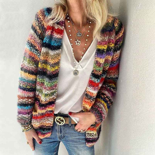 Sweaters Cardigan Thin Outerwear Baggy Coat Women