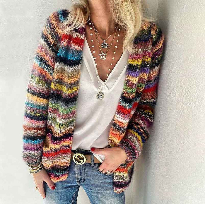 Sweaters Cardigan Thin Outerwear Baggy Coat Women