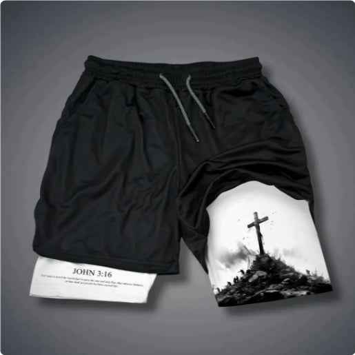 3D Digital-printed Shorts With A Double-layer Design For The Beach