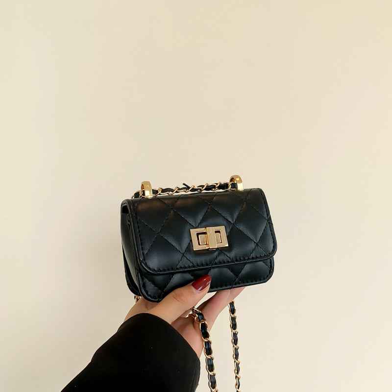 Fashionable Lock-Clasp Chain All-Match Crossbody Bag For Women