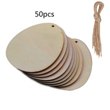 Wooden Easter Eggs DIY Painted Decorations