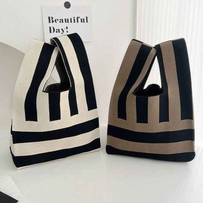 Fashionable Trendy And Personalized Knit Tote Bag