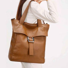 Single-shoulder Bagcrossbody Bag Made Capacity And Soft Leather
